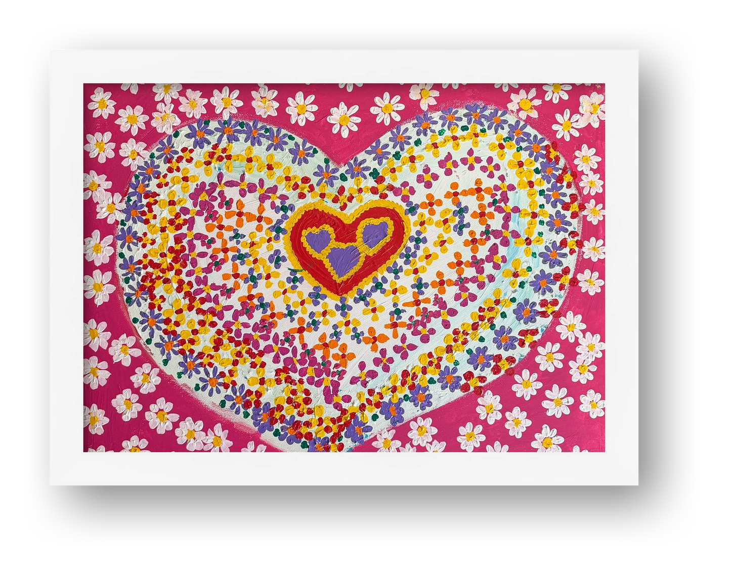 Heart of Daisy — framed
