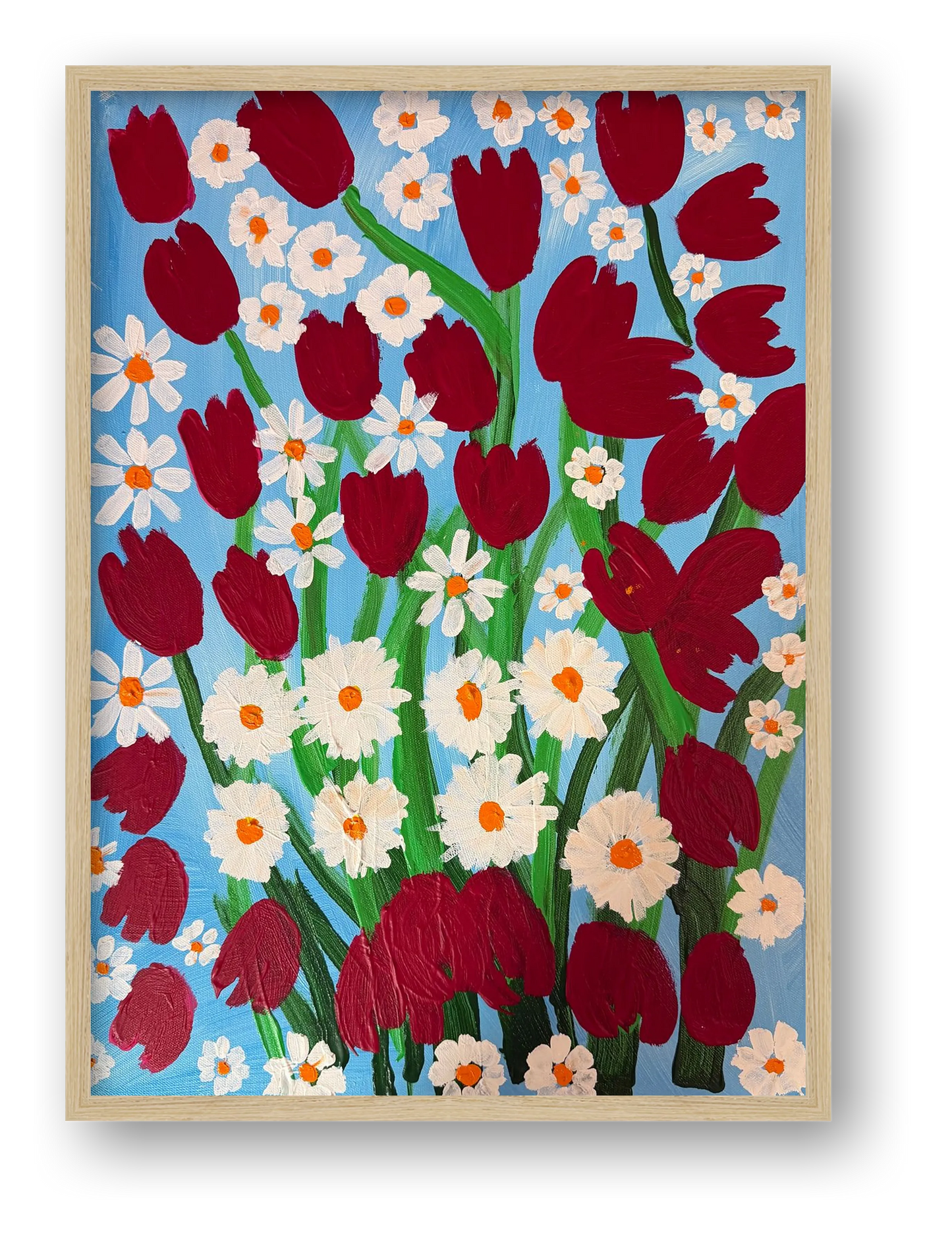 Flowers — framed