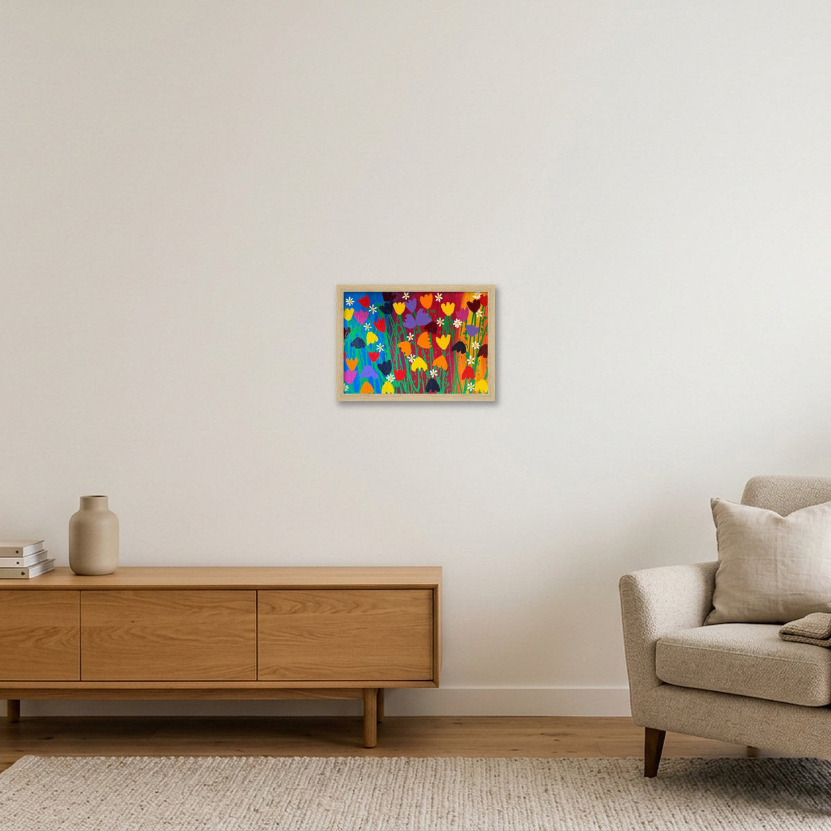 The Colour of Life — A4 (30×21cm, 12×8") Oak Frame