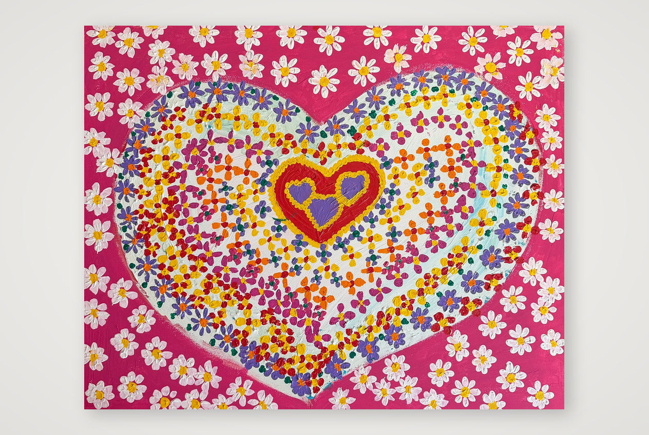 Heart of Daisy — 50×40cm, 20×16" Print only