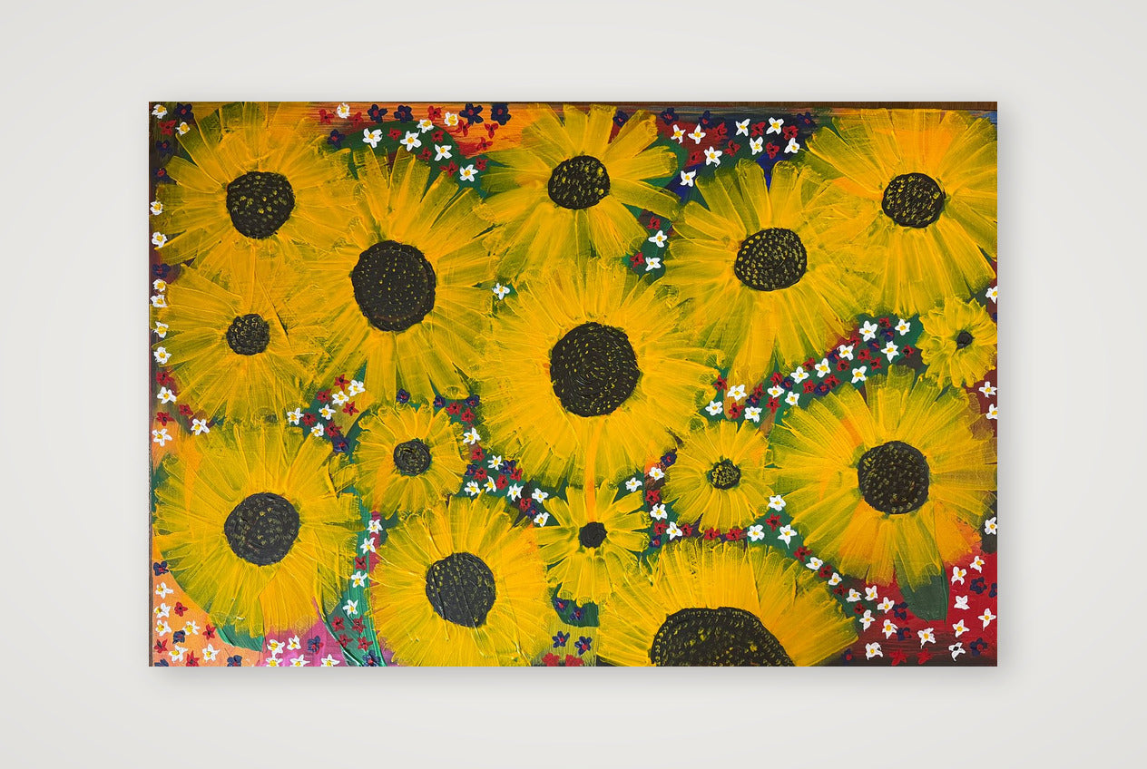 Sunflowers — 45×30cm, 18×12" Print only