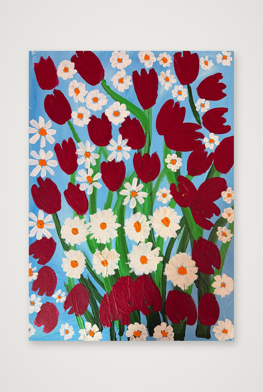 Flowers — A4 (21×30cm, 8×12") Print only