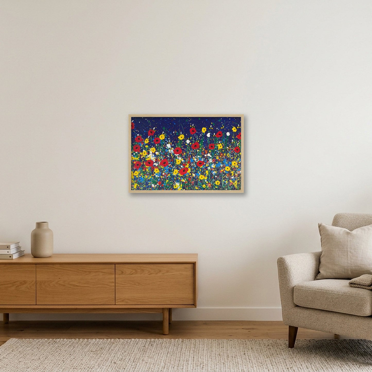 Night  — 60×40cm, 24×16" Oak Frame