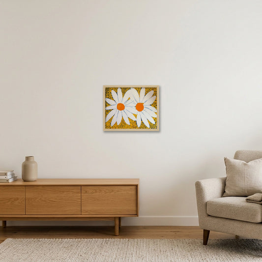 Daisy — 35×28cm, 14×11" Oak Frame