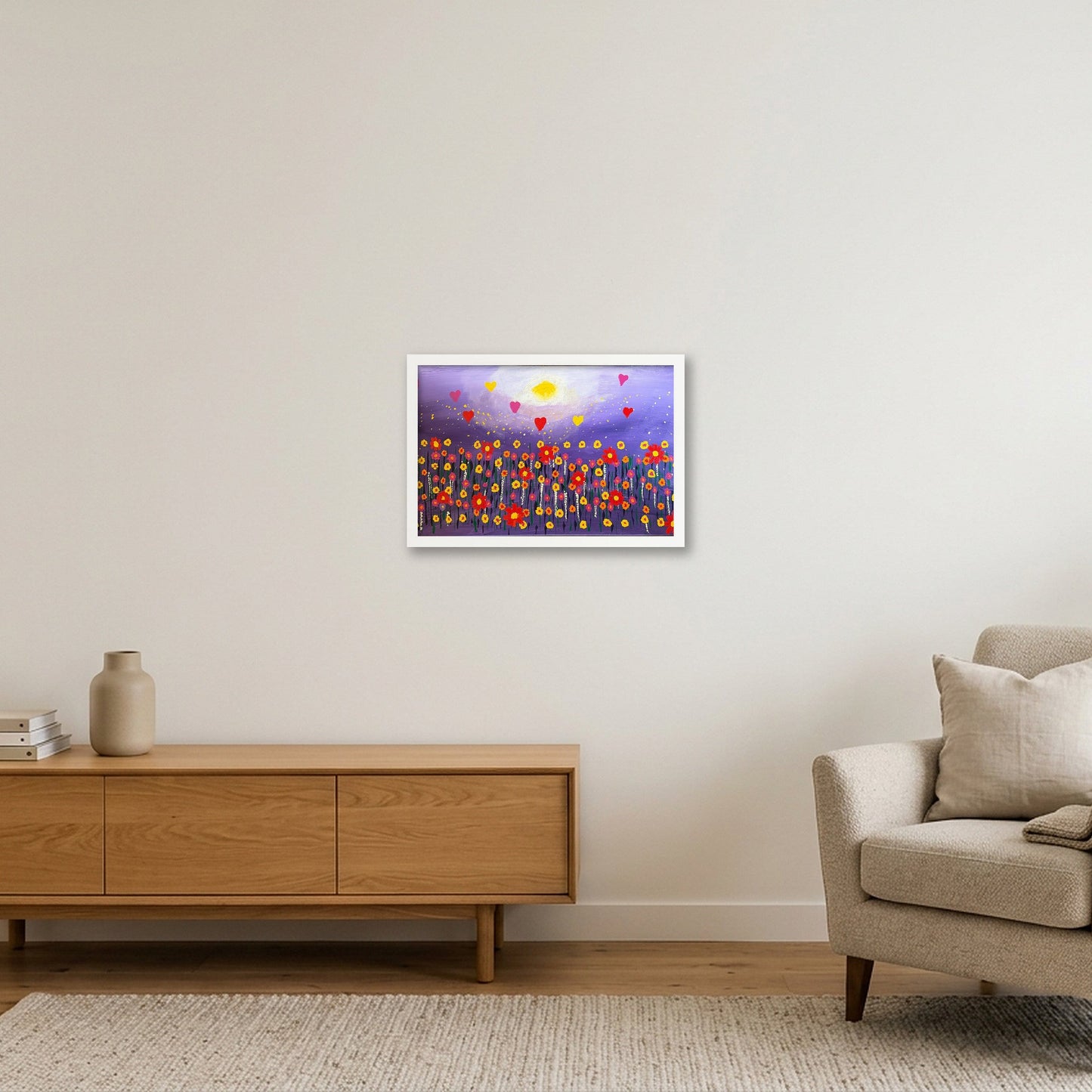 Starry Night  — 45×30cm, 18×12" White Frame