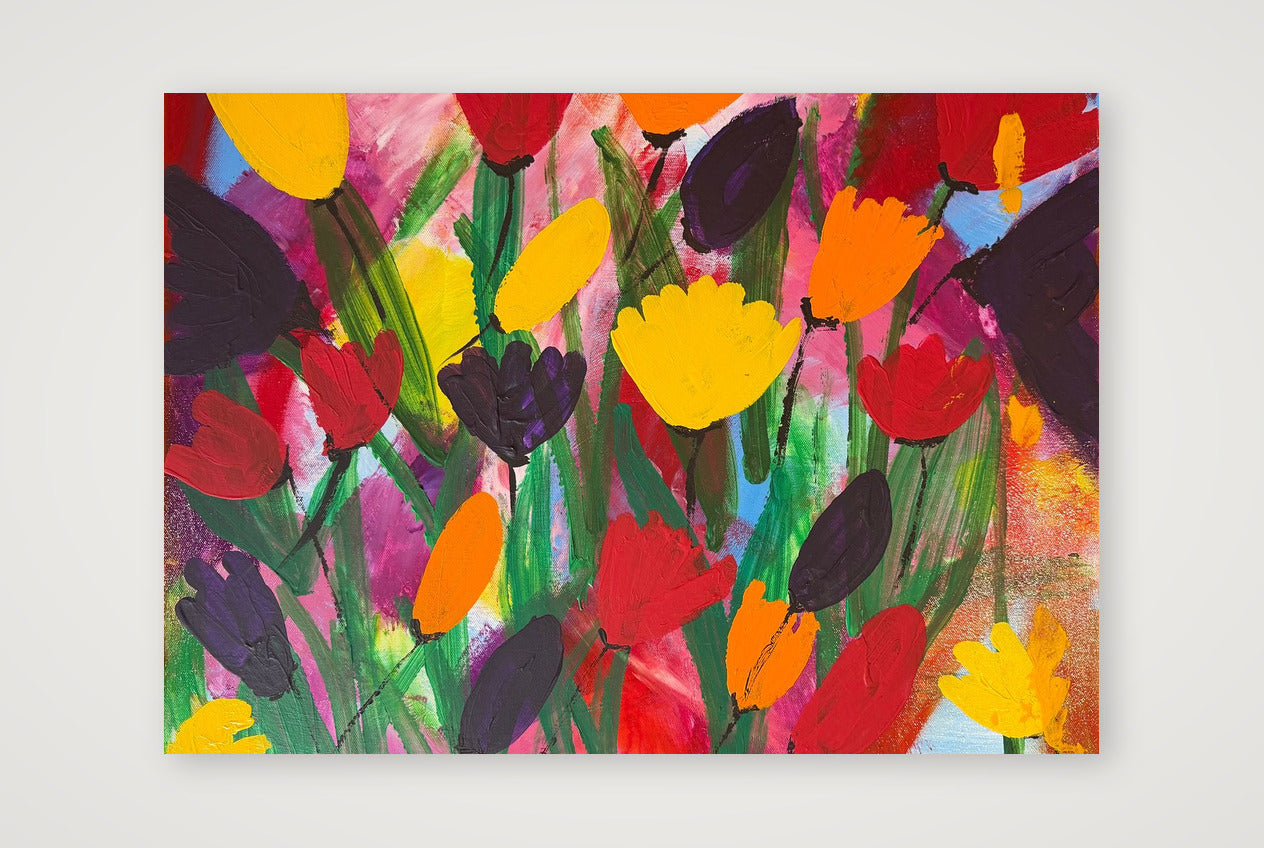 Tulip Bliss — A4 (30×21cm, 12×8") Print only