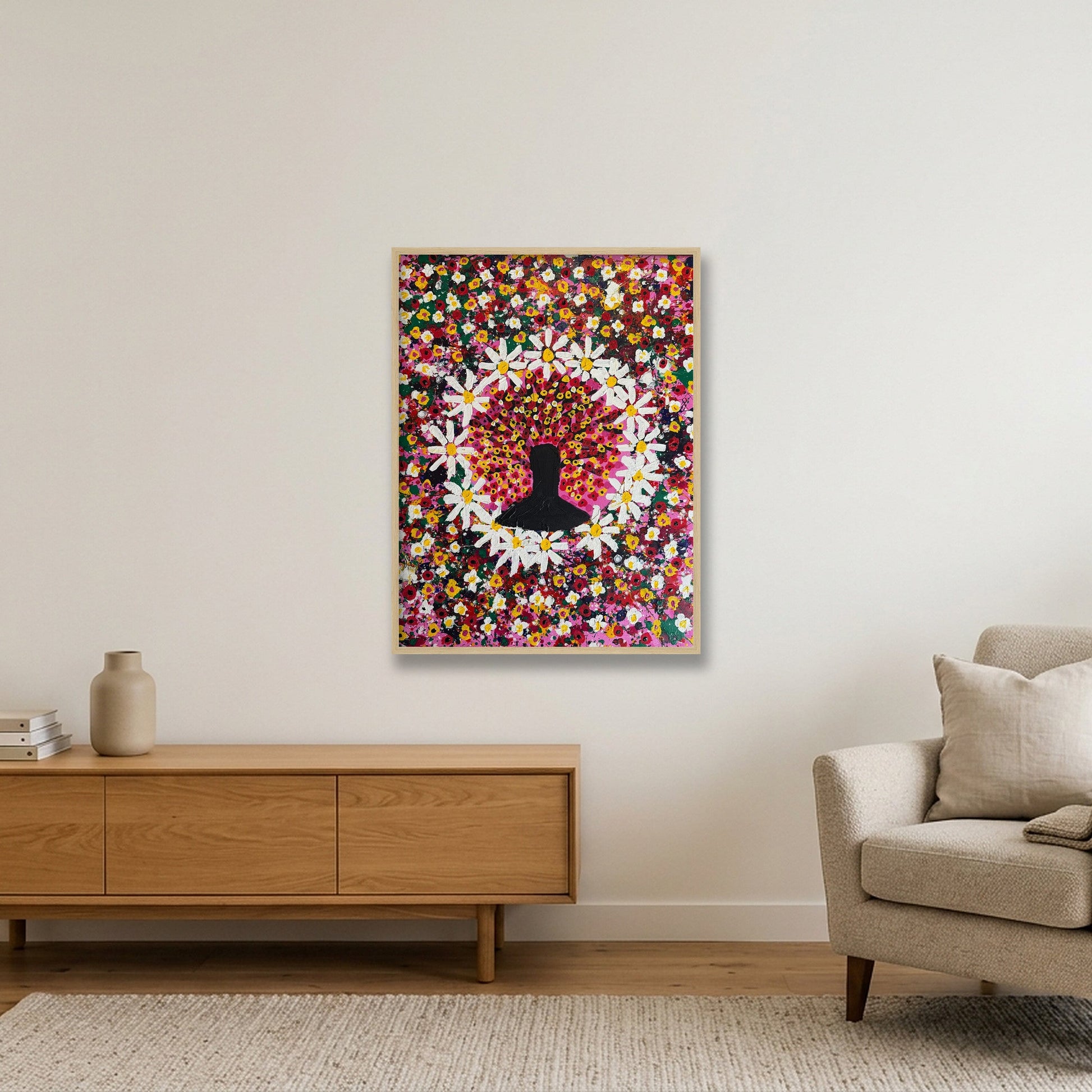 Tree of Life — 60×80cm, 24×31" Oak Frame