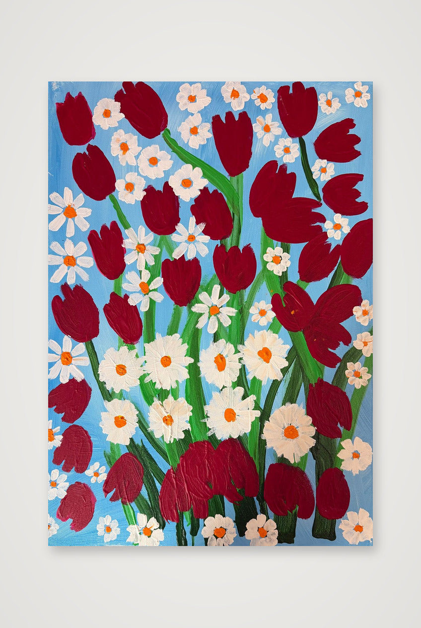 Flowers — 70×100cm, 28×39" Print only