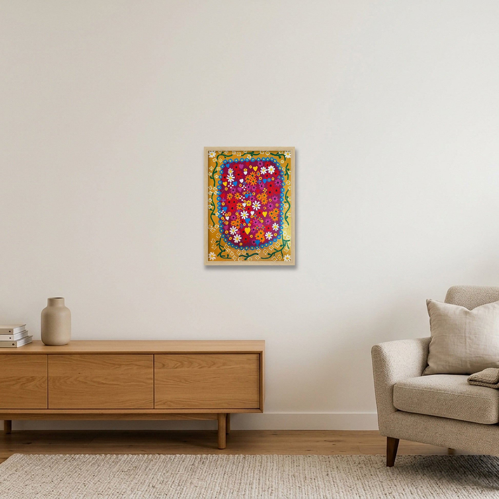 Daisy Medals — 30×40cm, 12×16" Oak Frame