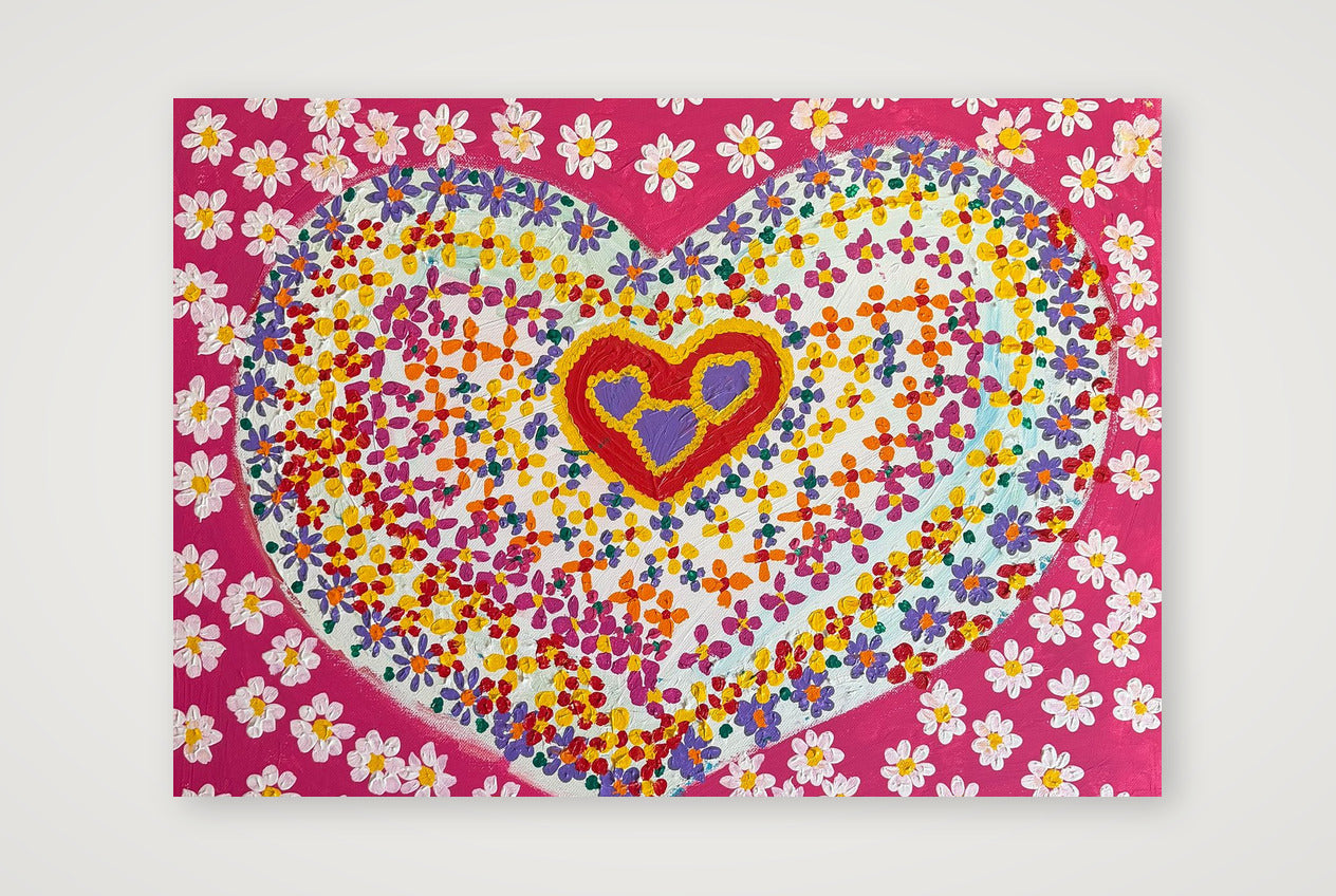 Heart of Daisy — A4 (30×21cm, 12×8") Print only