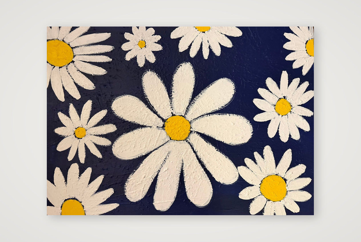 Daisies  — A4 (30×21cm, 12×8") Print only
