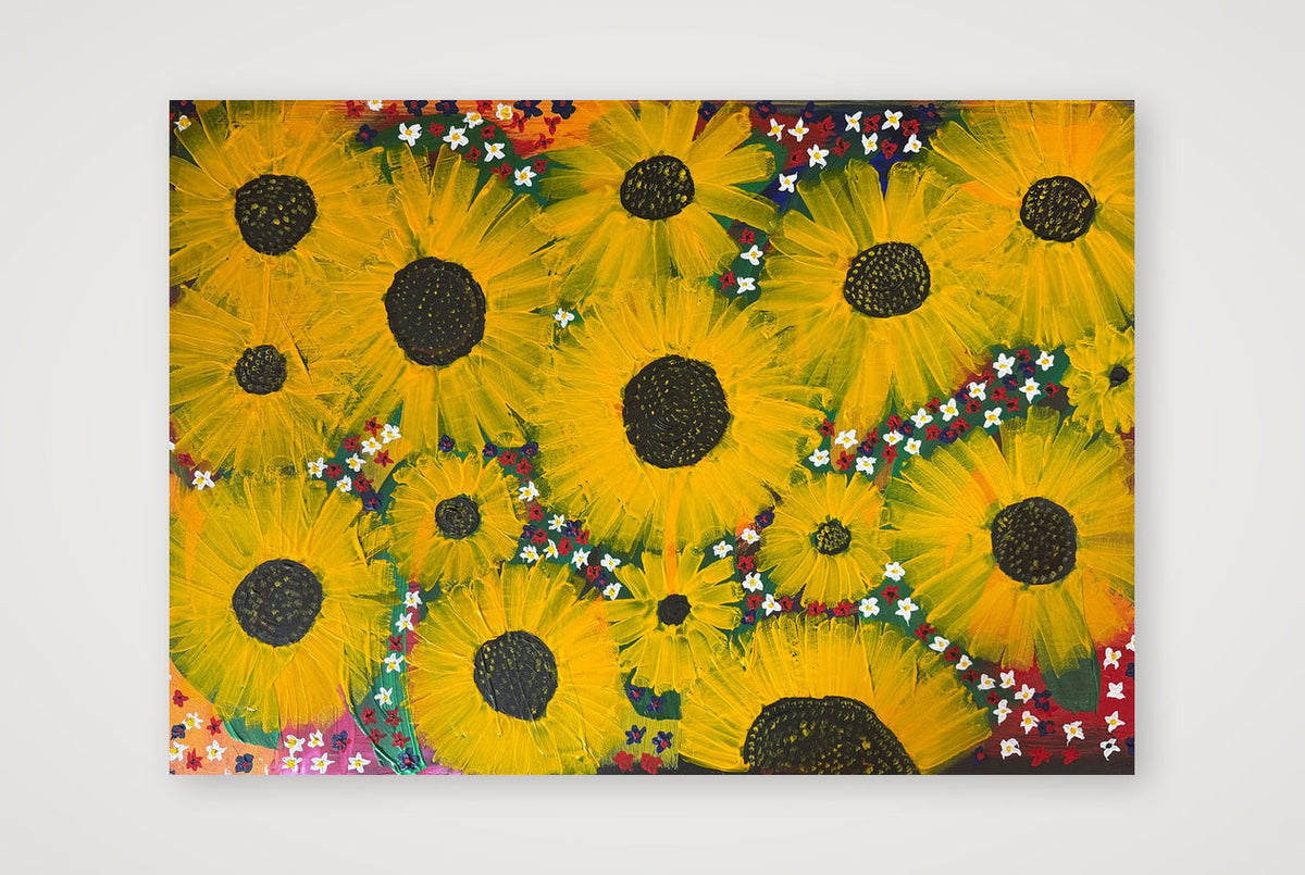 Sunflowers  — 100×70cm, 39×28" Print only