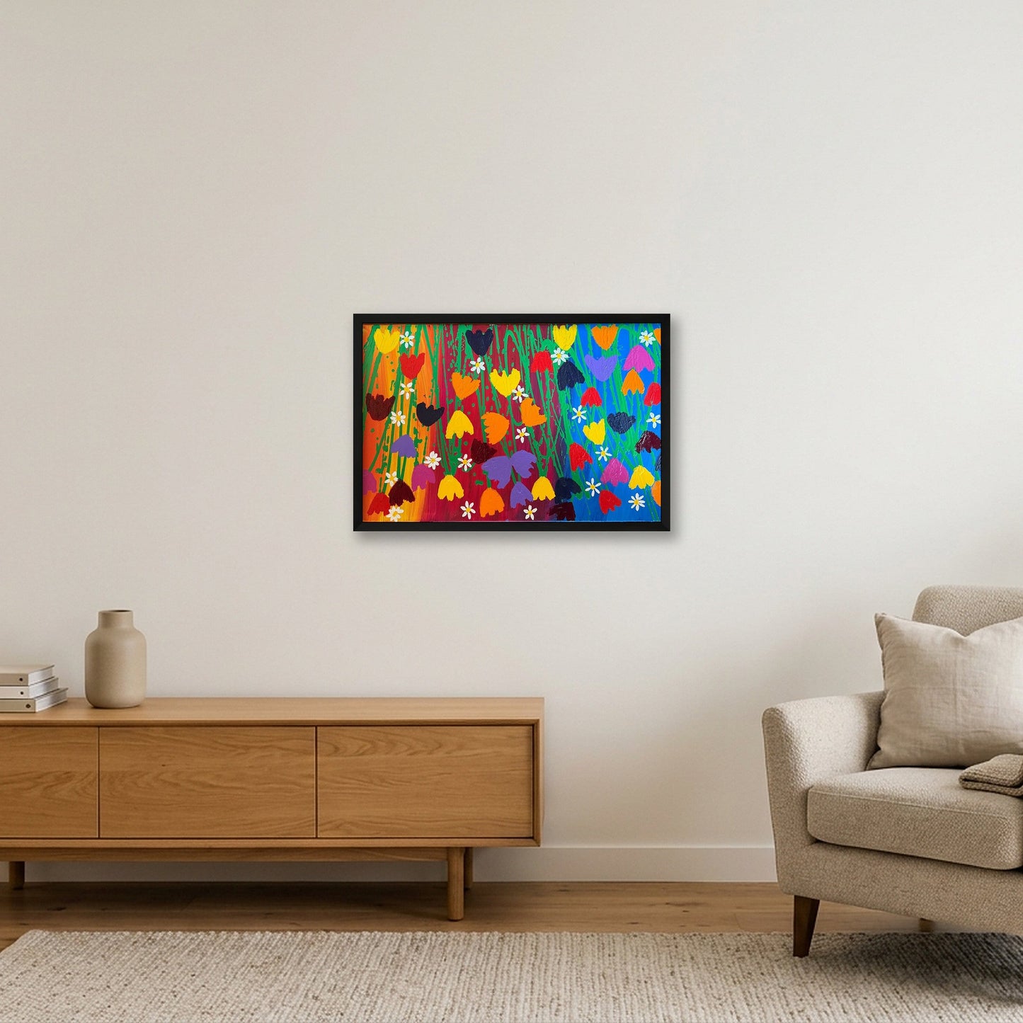 The Colour of Life — 60×40cm, 24×16" Black Frame