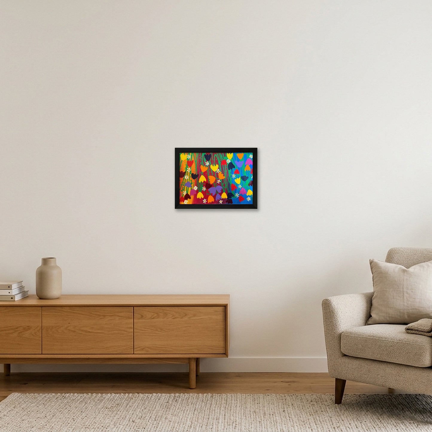 The Colour of Life — A4 (30×21cm, 12×8") Black Frame