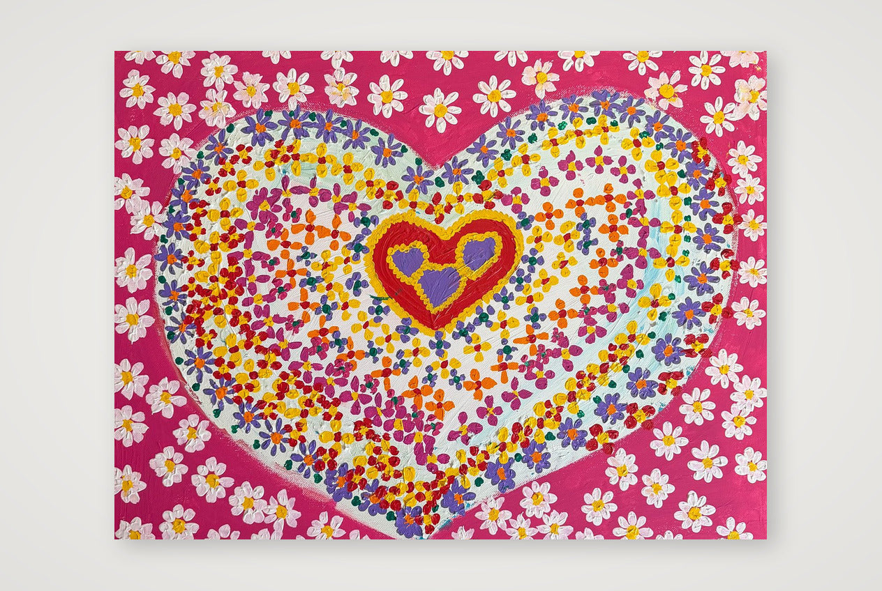 Heart of Daisy — 80×60cm, 31×24" Print only