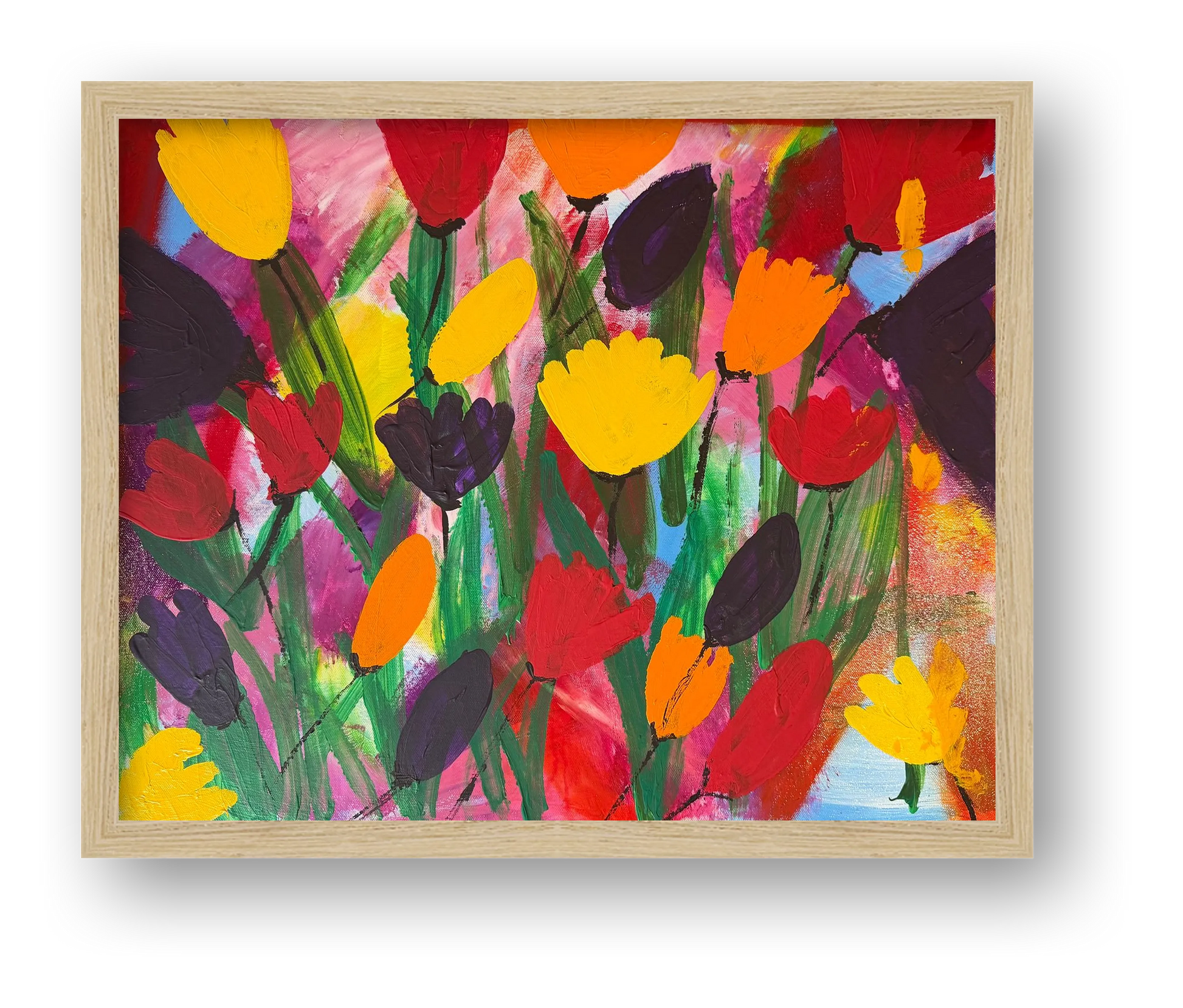 Tulip Bliss — framed