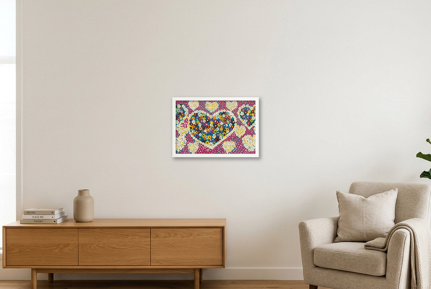 Heart of Hearts — 45×30cm, 18×12" White Frame