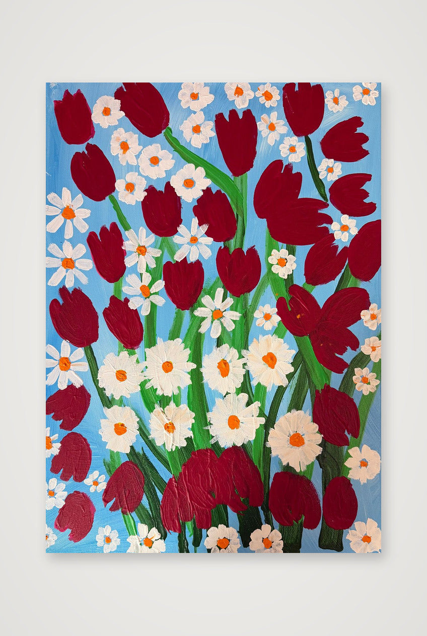Flowers — 42×59cm, 17×23" Print only