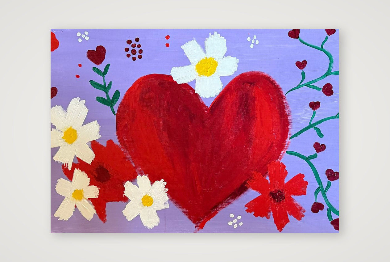 Vine of Hearts  — A4 (30×21cm, 12×8") Print only