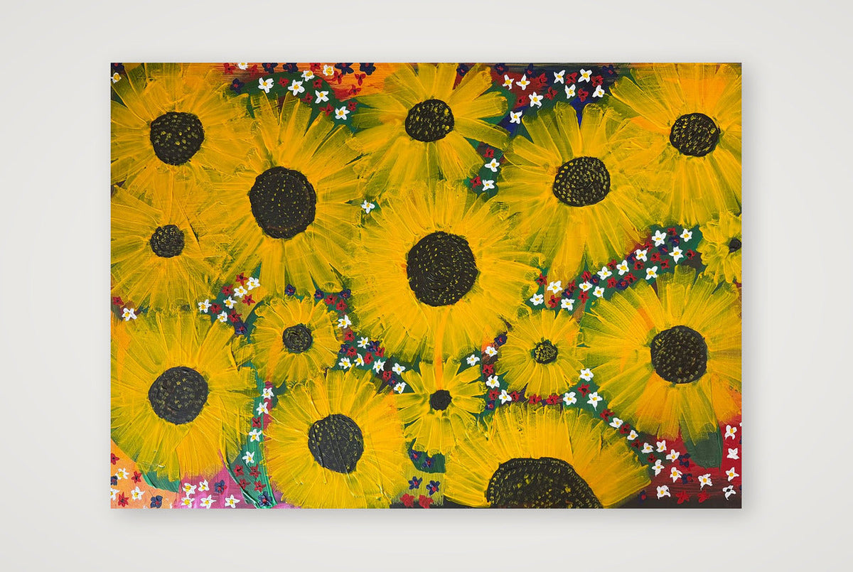 Sunflowers  — A4 (30×21cm, 12×8") Print only