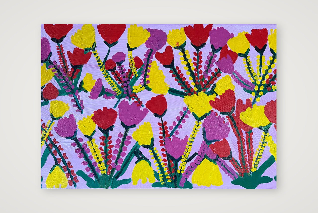 Tulips — 100×70cm, 39×28" Print only