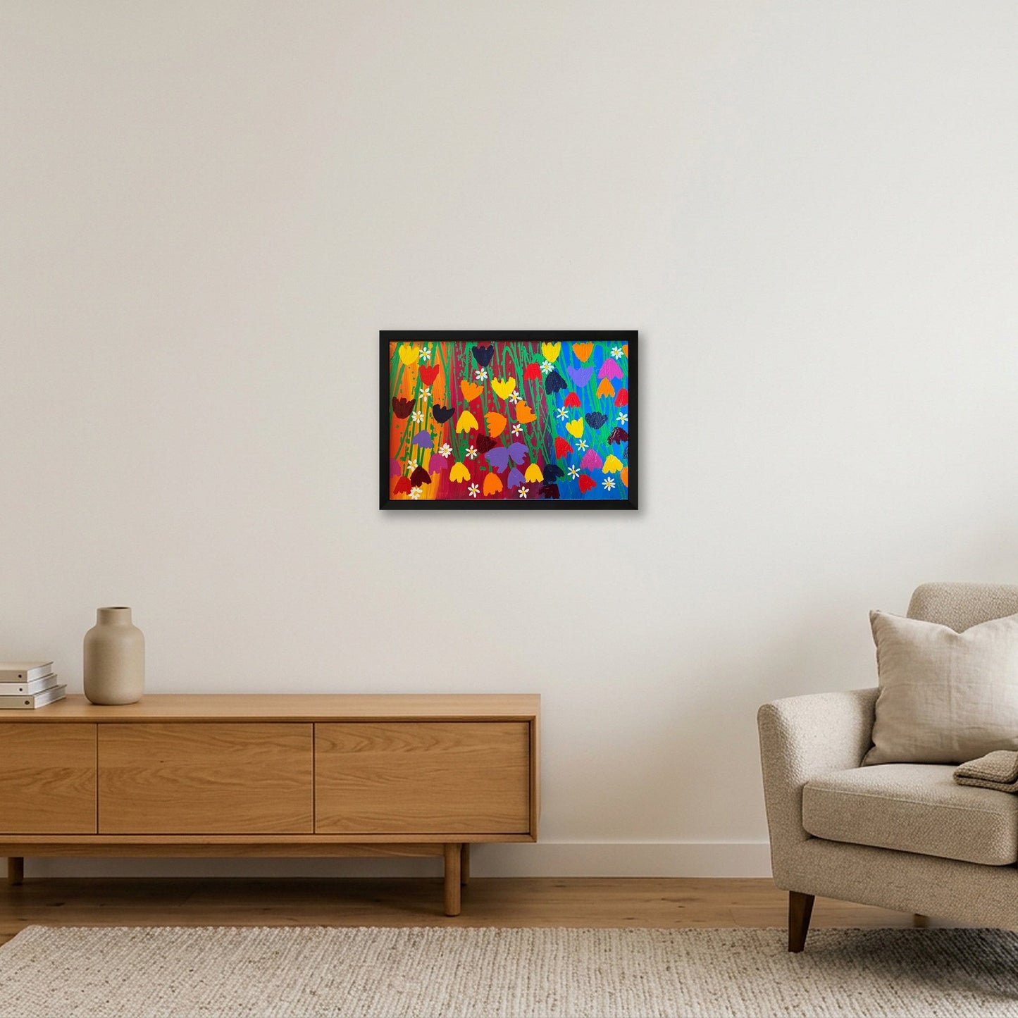 The Colour of Life — 45×30cm, 18×12" Black Frame