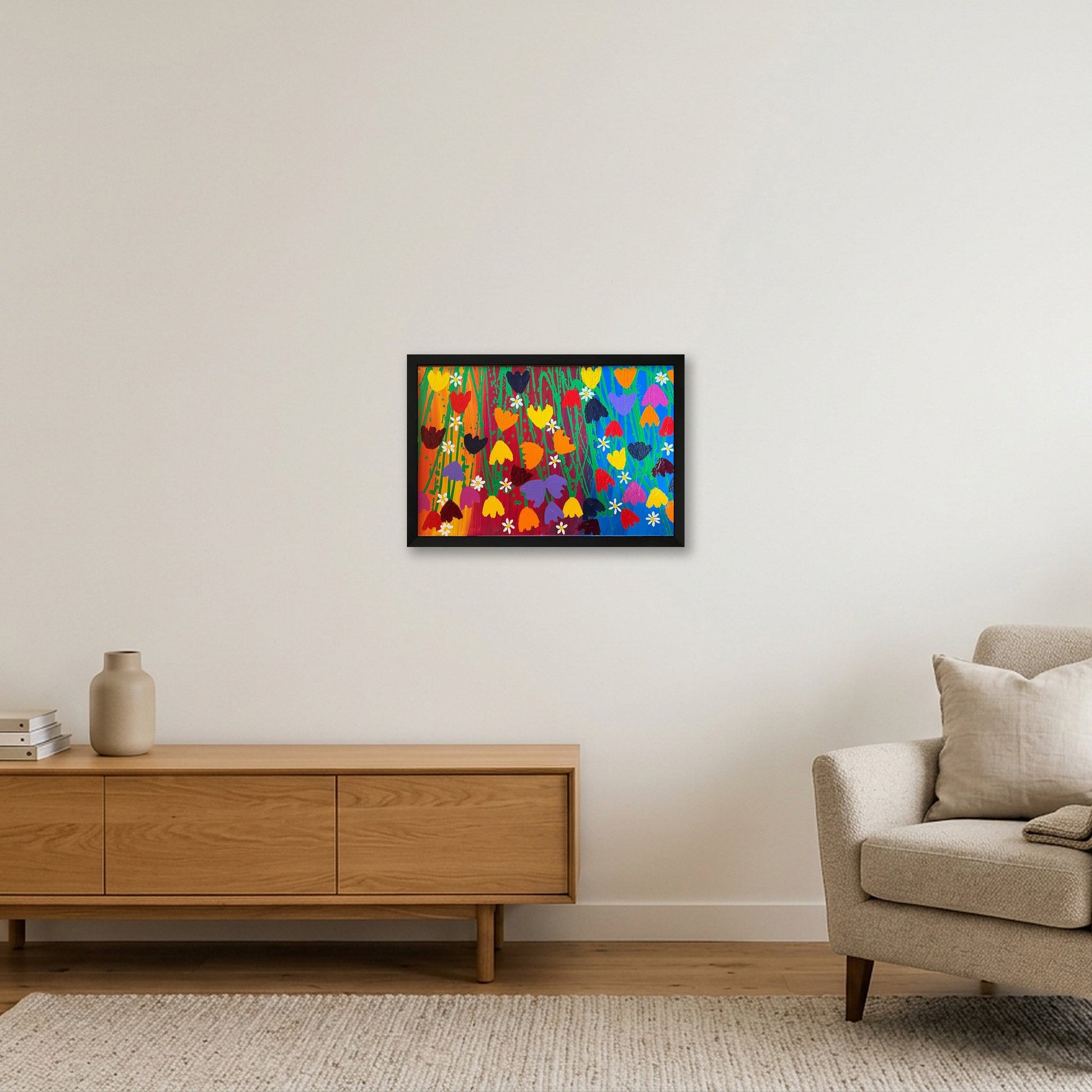 The Colour of Life — 45×30cm, 18×12" Black Frame