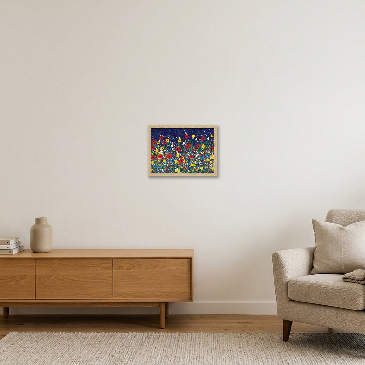 Night  — A4 (30×21cm, 12×8") Oak Frame