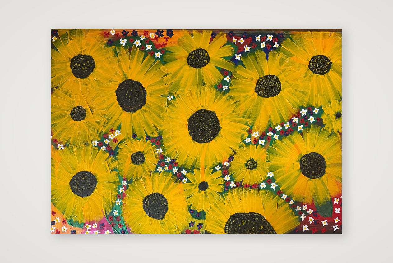 Sunflowers — A4 (30×21cm, 12×8") Print only