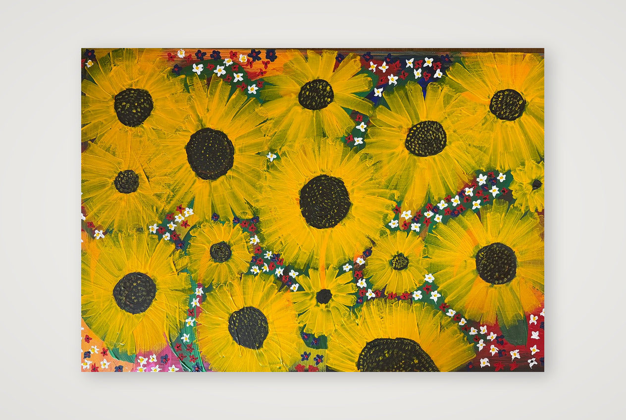 Sunflowers — 100×70cm, 39×28" Print only
