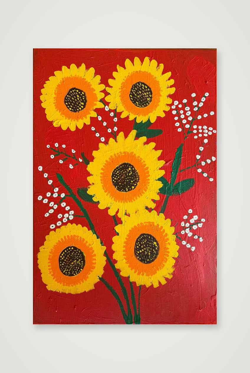 Sunflower Family  — 40×60cm, 16×24" Print only