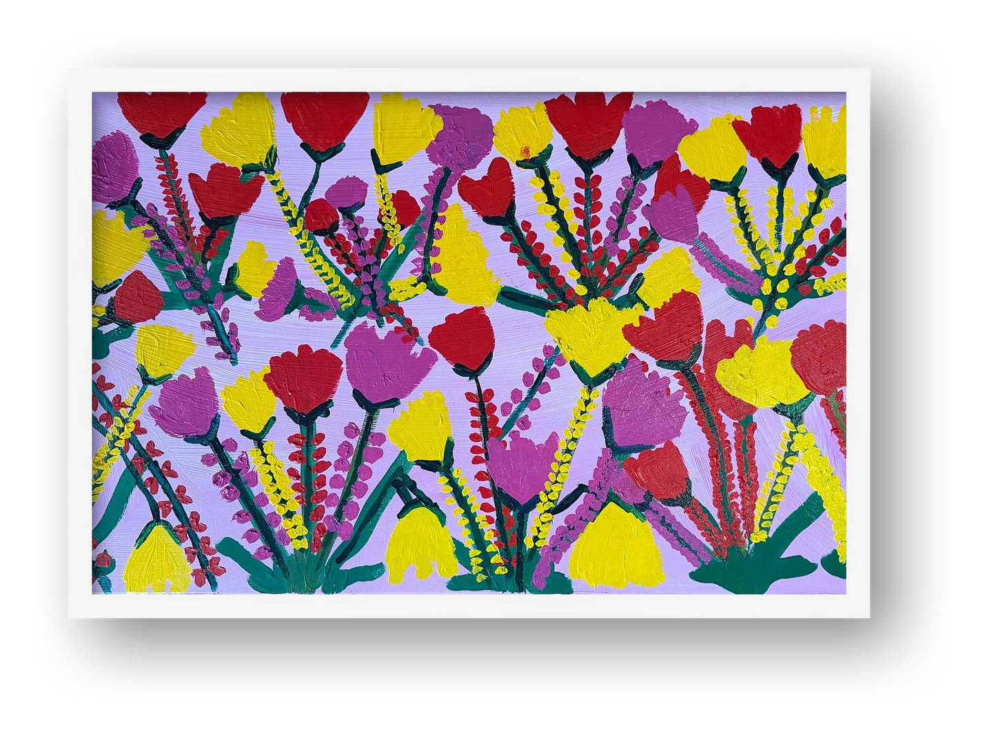 Tulips — framed