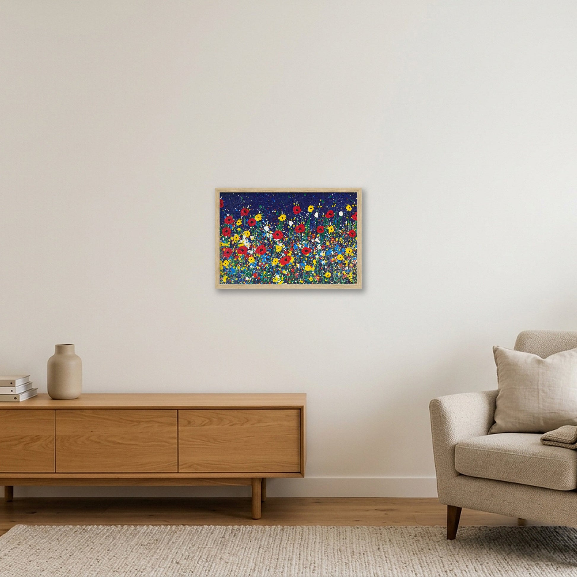 Night  — 45×30cm, 18×12" Oak Frame