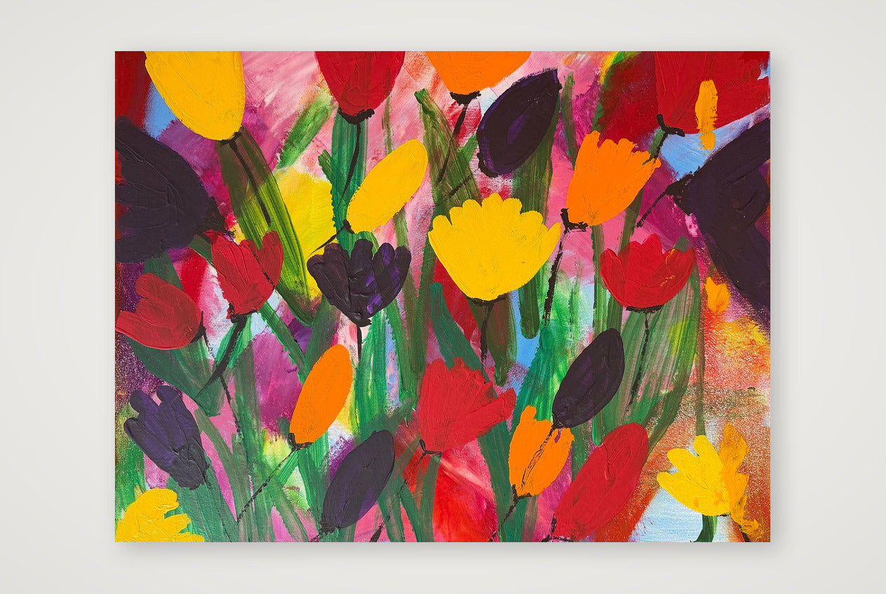 Tulip Bliss — 80×60cm, 31×24" Print only