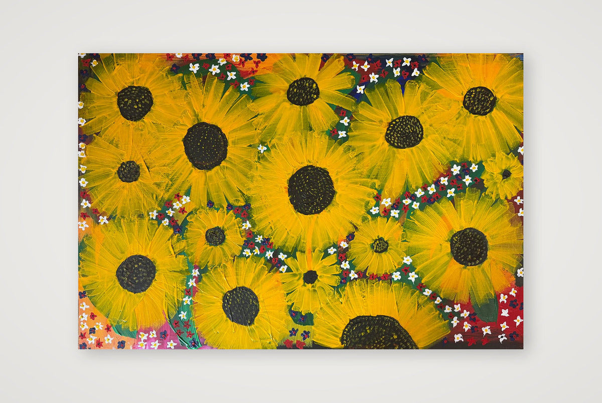 Sunflowers  — 45×30cm, 18×12" Print only